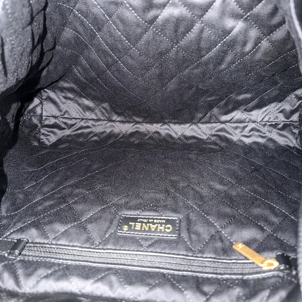CHANEL シャネル ショルダーバッグ シャネル22 チェーンショルダーバッグ AS3261 レザー ブラック 黒 ゴールド金具 レディース【中古品】
