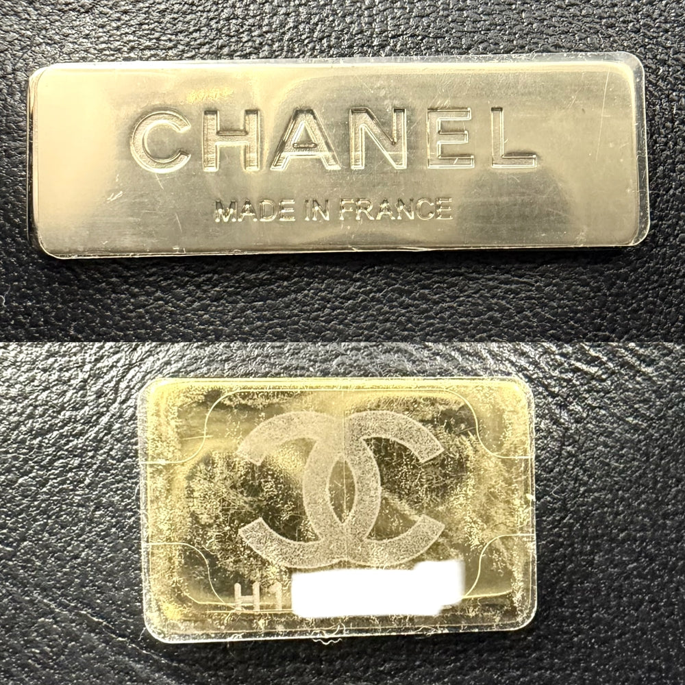 CHANEL シャネル 2WAY マトラッセ ココマーク ショルダーバッグ スモールバニティ AS3344 レザー ブラック 黒 ゴールド金具 レディース【中古品】