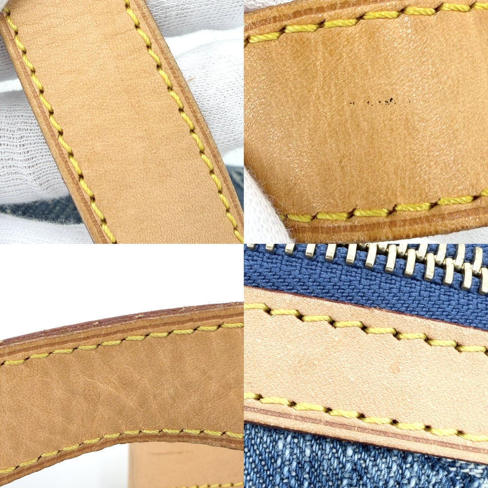 LOUIS VUITTON ルイヴィトン ショルダーバッグ バギーPM ハンドバッグ M95049 モノグラムデニム ブルー 青 ゴールド金具 レディース【中古品】