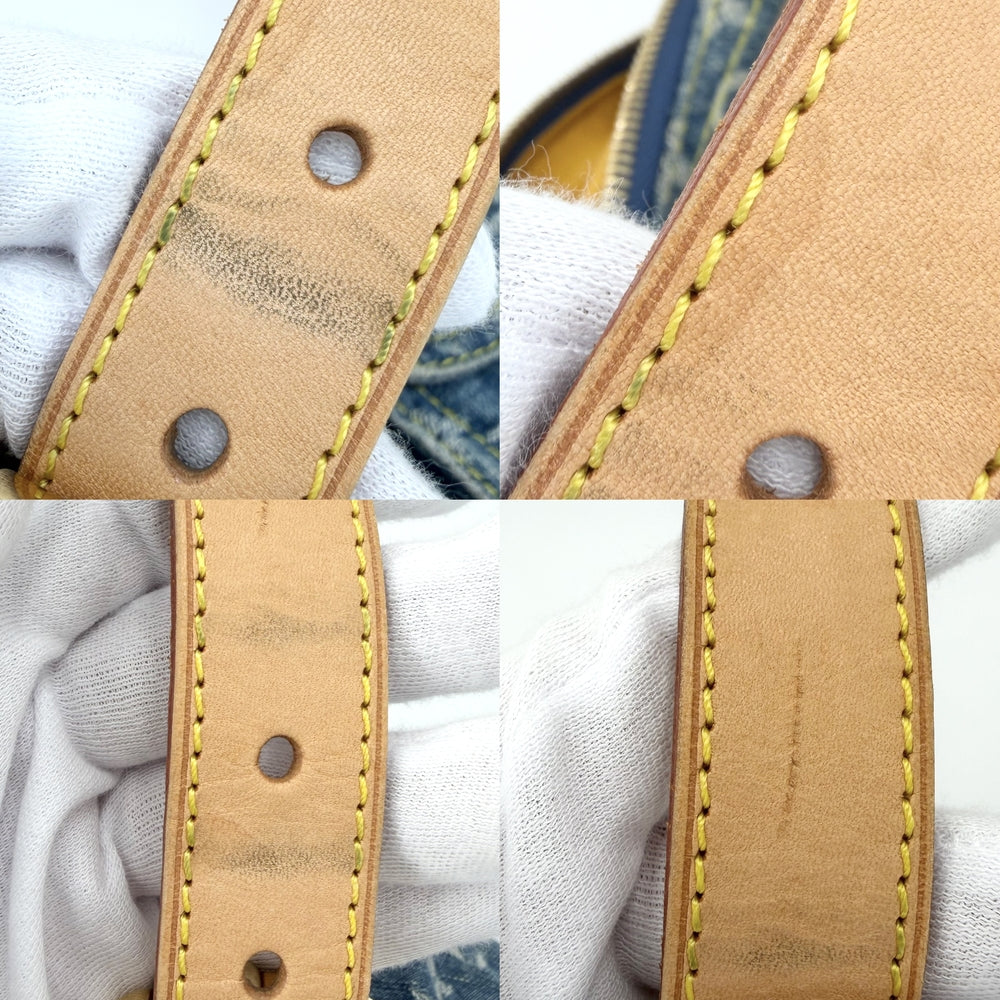 LOUIS VUITTON ルイヴィトン ショルダーバッグ バギーPM ハンドバッグ M95049 モノグラムデニム ブルー 青 ゴールド金具 レディース【中古品】
