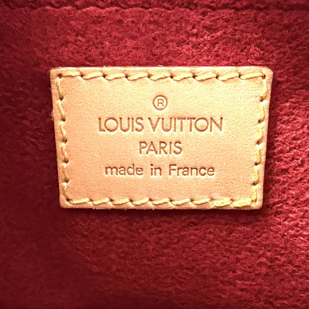 LOUIS VUITTON ルイヴィトン ショルダーバッグ ポシェットクロワッサン M51510 モノグラムキャンバス ブラウン 茶 ゴールド金具 レディース【中古品】