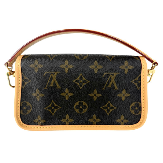 LOUIS VUITTON ルイヴィトン 2WAY ナノディアヌ ハンドバッグ ミニバッグ ショルダーバッグ M83298 モノグラムキャンバス ブラウン 茶 ゴールド金具 レディース【中古品】