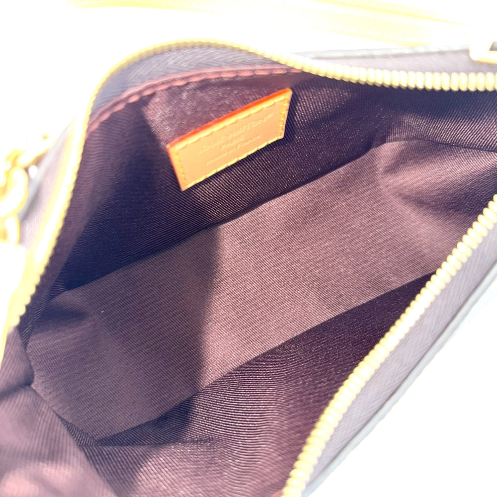 LOUIS VUITTON ルイヴィトン 2WAY ナノ･ブーローニュ ハンドバッグ ショルダーバッグ M25519 モノグラムキャンバス ブラウン 茶 ゴールド金具 レディース【中古品】