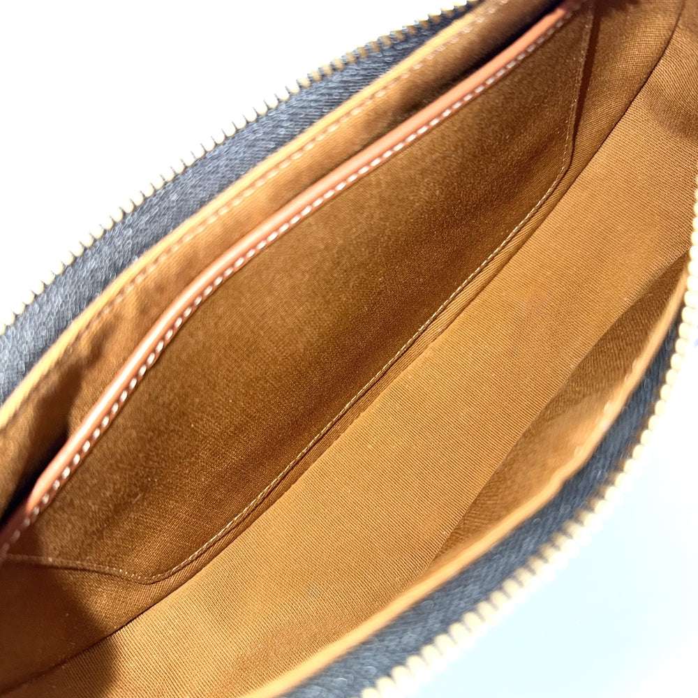 CELINE セリーヌ ハンドバッグ アヴァ トリオンフ ワンハンドル トリオンフキャンバス カーフスキン ブラウン 茶 ゴールド金具 レディース【中古品】