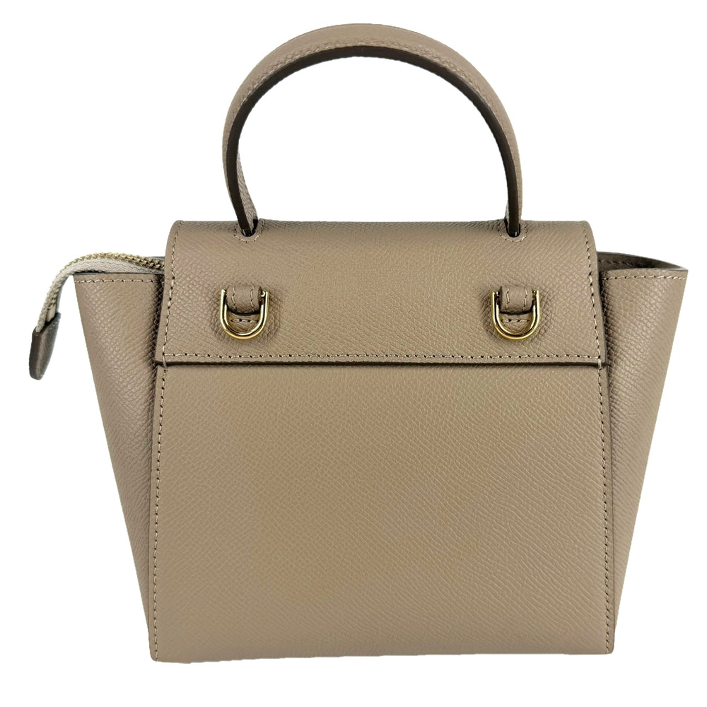 CELINE セリーヌ 2WAY ピコ ベルトバッグ ハンドバッグ ショルダーバッグ ミニバッグ レザー ベージュ ゴールド金具 レディース【中古品】