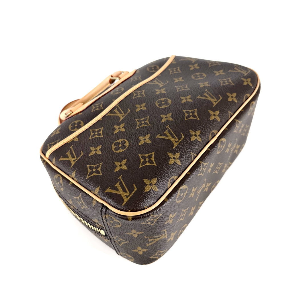 LOUIS VUITTON ルイヴィトン ハンドバッグ モノグラム トゥルービル Trueville M42228 ブラウン 茶 ゴールド金具 レディース【中古品】