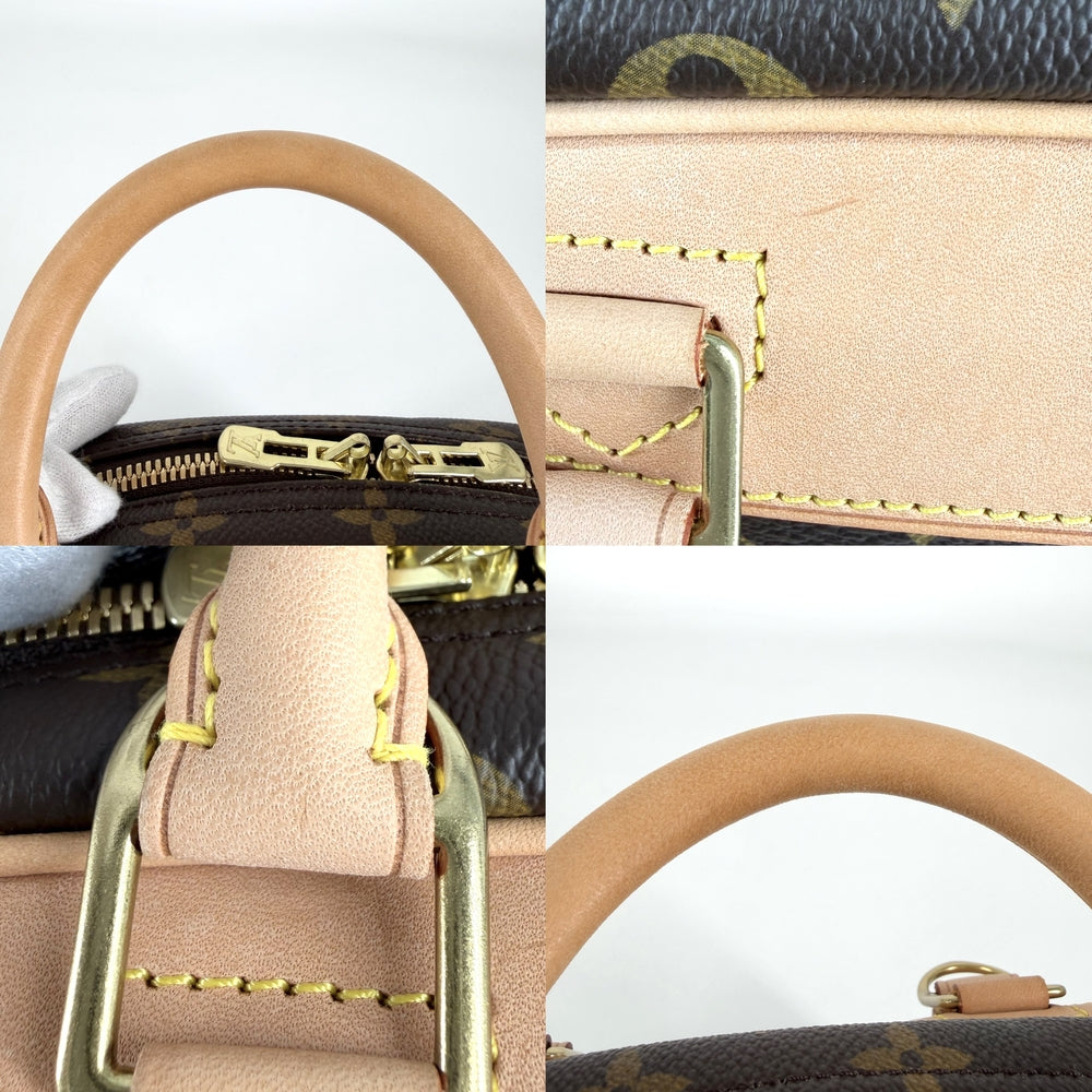 LOUIS VUITTON ルイヴィトン ハンドバッグ モノグラム トゥルービル Trueville M42228 ブラウン 茶 ゴールド金具 レディース【中古品】