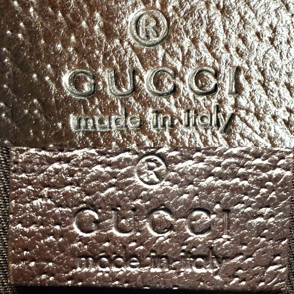 GUCCI グッチ ショルダーバッグ シェリーライン 27639 GGキャンバス レザー ベージュ シルバー金具 メンズ【中古品】