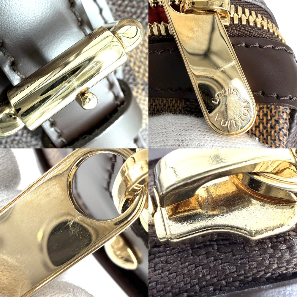 LOUIS VUITTON ルイヴィトン ハンドバッグ ダミエ バークレー ボストンバッグ N52000 ブラウン 茶 ゴールド金具 レディース【中古品】