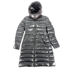 MONCLER モンクレール ダウンジャケット MOKA GIUBBOTTO ダウンコート アウター ロング アパレル 服 C20934981705 ブラック 黒 ブラック金具 冬 ナイロン レディース【中古品】