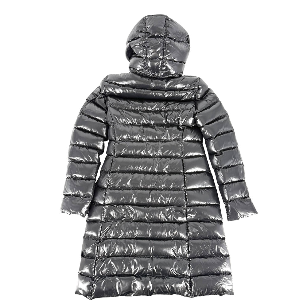 MONCLER モンクレール ダウンジャケット MOKA GIUBBOTTO ダウンコート アウター ロング アパレル 服 C20934981705 ブラック 黒 ブラック金具 冬 ナイロン レディース【中古品】