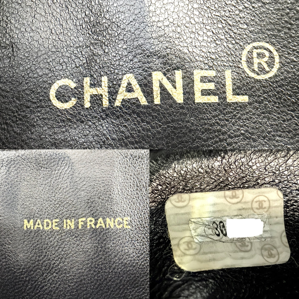 CHANEL シャネル ショルダーバッグ マトラッセ ダイアナフラップ タッセル ココマーク ターンロック ラムスキン ブラック 黒 ゴールド金具 レディース【中古品】