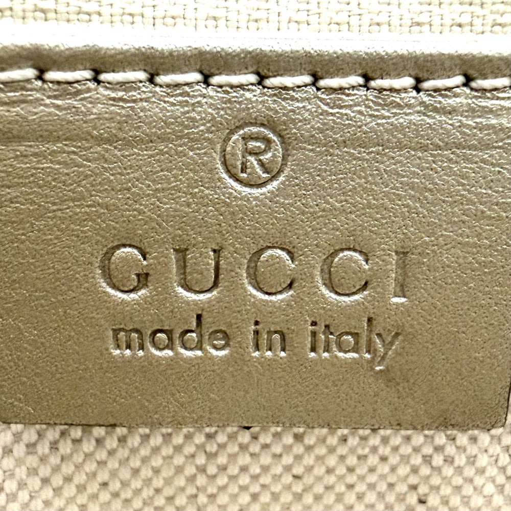 GUCCI グッチ ハンドバッグ スーキー グッチシマ メタリック ホーボーバッグ トートバッグ 296834 レザー ゴールド ゴールド金具 レディース【中古品】