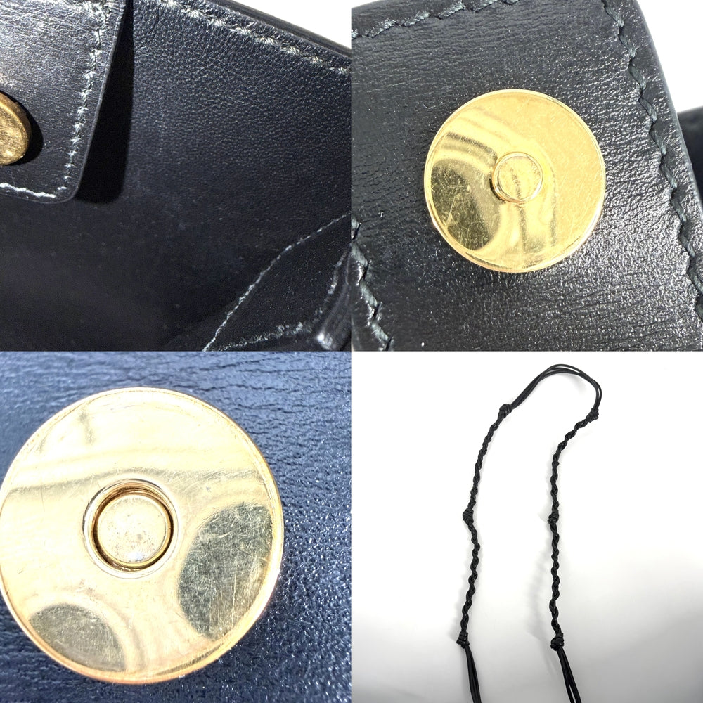 JIL SANDER ジルサンダー ショルダーバッグ タングル スモール ショルダーポーチ ポシェット J07WG0001 TANGLE SMALL ブラック 黒 ゴールド金具 レディース【中古品】