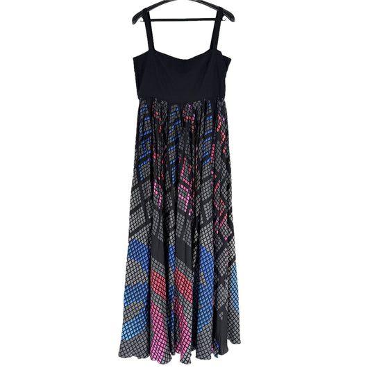 CHANEL シャネル ワンピース ロングスカート ココマーク アパレル 服 36 ブラック 黒 マルチカラー 春 夏 シルク レディース【中古品】