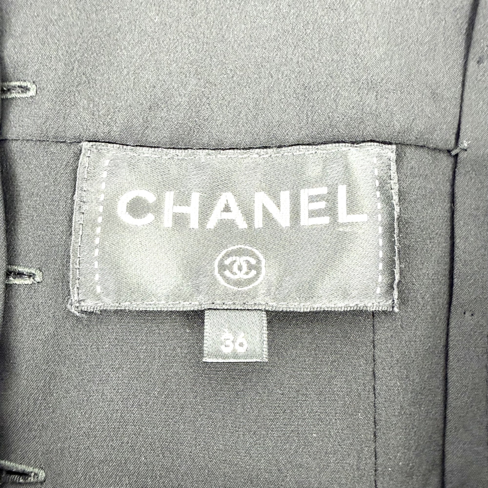 CHANEL シャネル ワンピース ロングスカート ココマーク アパレル 服 36 ブラック 黒 マルチカラー 春 夏 シルク レディース【中古品】