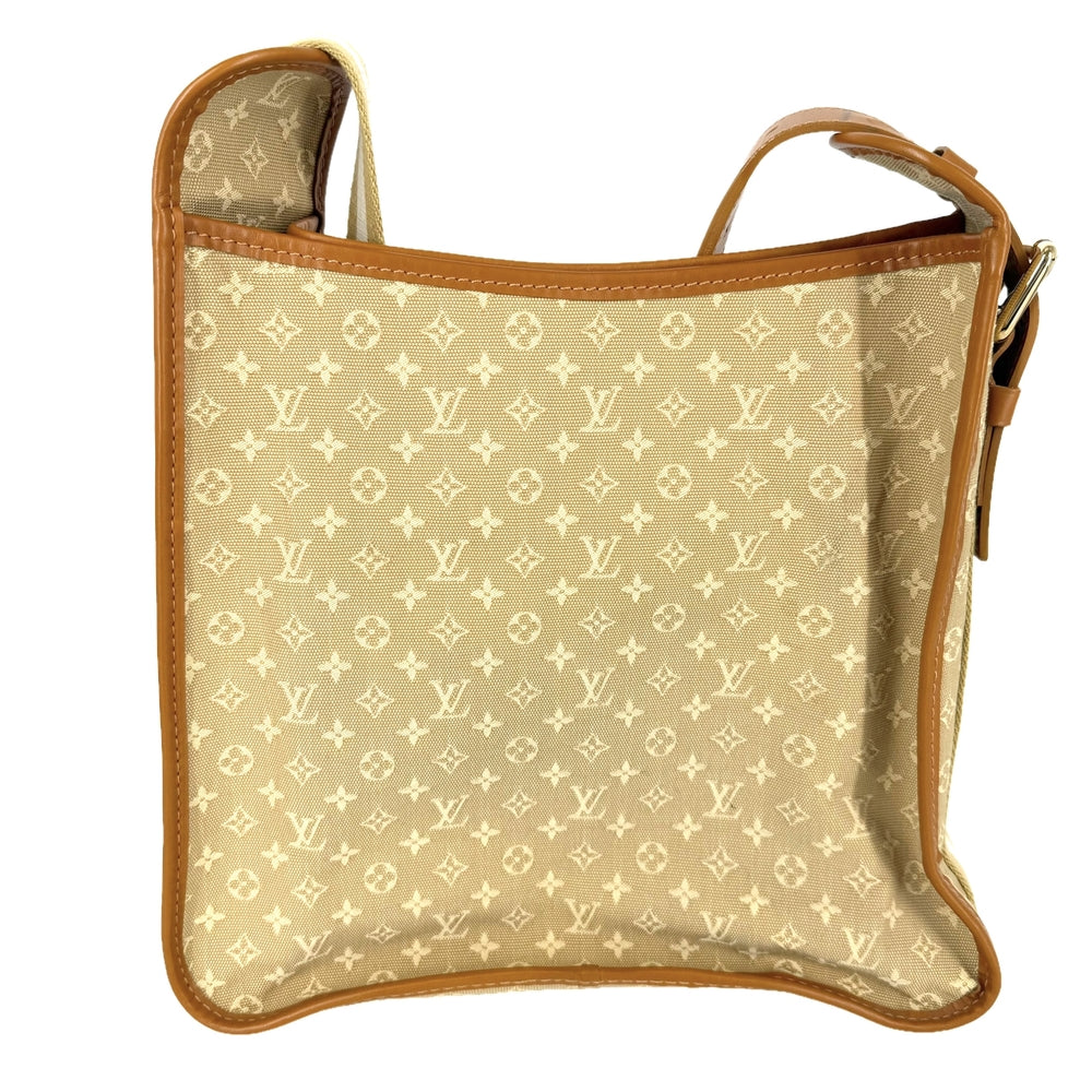 LOUIS VUITTON ルイヴィトン ショルダーバッグ モノグラムミニ ブザス マリーケイト M92323 キャンバス レザー ベージュ ゴールド金具 レディース【中古品】