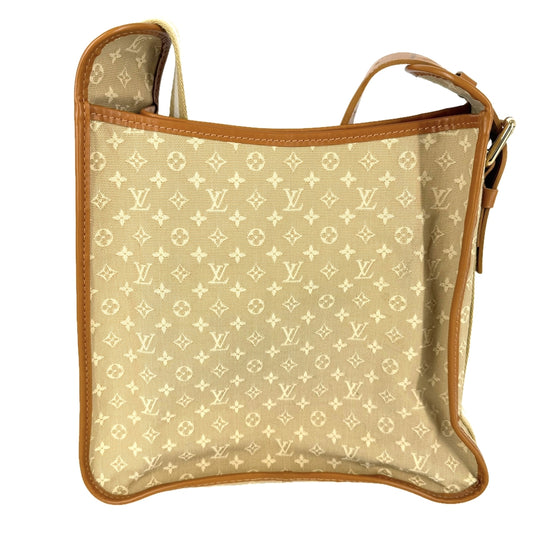 LOUIS VUITTON ルイヴィトン ショルダーバッグ モノグラムミニ ブザス マリーケイト M92323 キャンバス レザー ベージュ ゴールド金具 レディース【中古品】