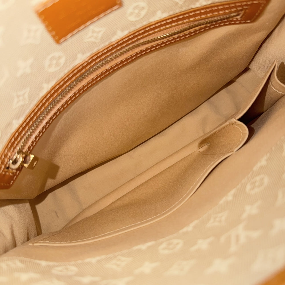 LOUIS VUITTON ルイヴィトン ショルダーバッグ モノグラムミニ ブザス マリーケイト M92323 キャンバス レザー ベージュ ゴールド金具 レディース【中古品】
