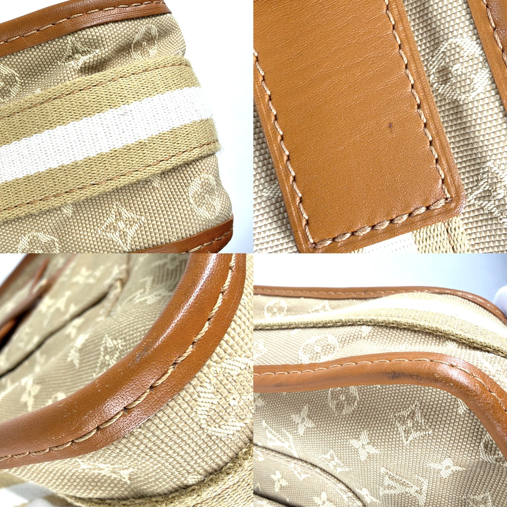 LOUIS VUITTON ルイヴィトン ショルダーバッグ モノグラムミニ ブザス マリーケイト M92323 キャンバス レザー ベージュ ゴールド金具 レディース【中古品】