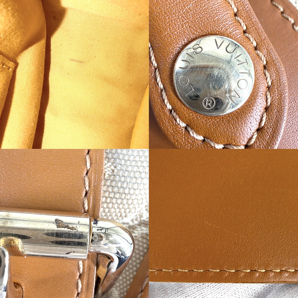 LOUIS VUITTON ルイヴィトン ショルダーバッグ モノグラムミニ ブザス マリーケイト M92323 キャンバス レザー ベージュ ゴールド金具 レディース【中古品】
