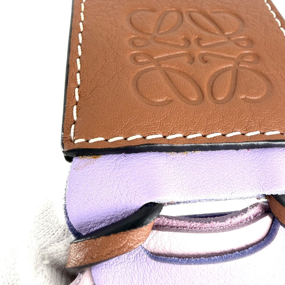 LOEWE ロエベ ファッション雑貨 ショルダーストラップ アナグラム ファッションアイテム レザー マルチカラー シルバー金具 レディース【中古品】