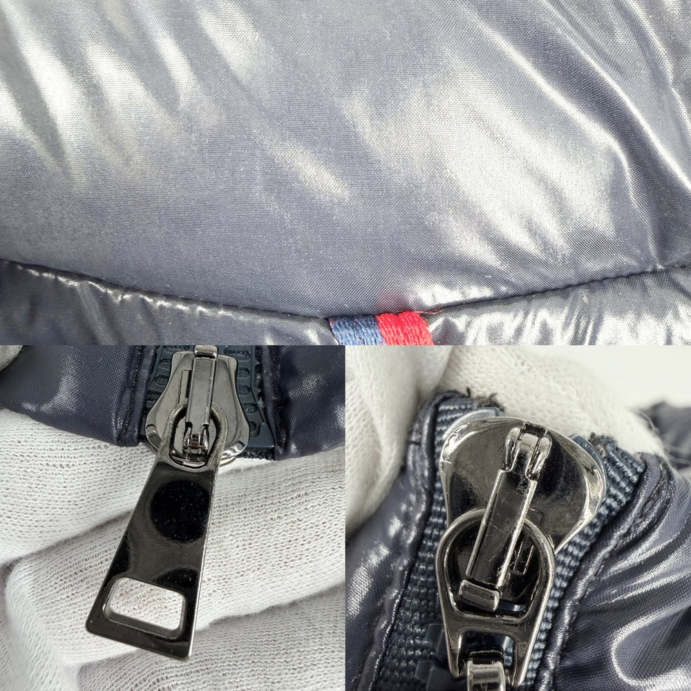 MONCLER モンクレール ダウンジャケット GHANY GILET ダウンベスト アウター アパレル 服 ネイビー 紺 ガンメタル金具 冬 ナイロン レディース【中古品】