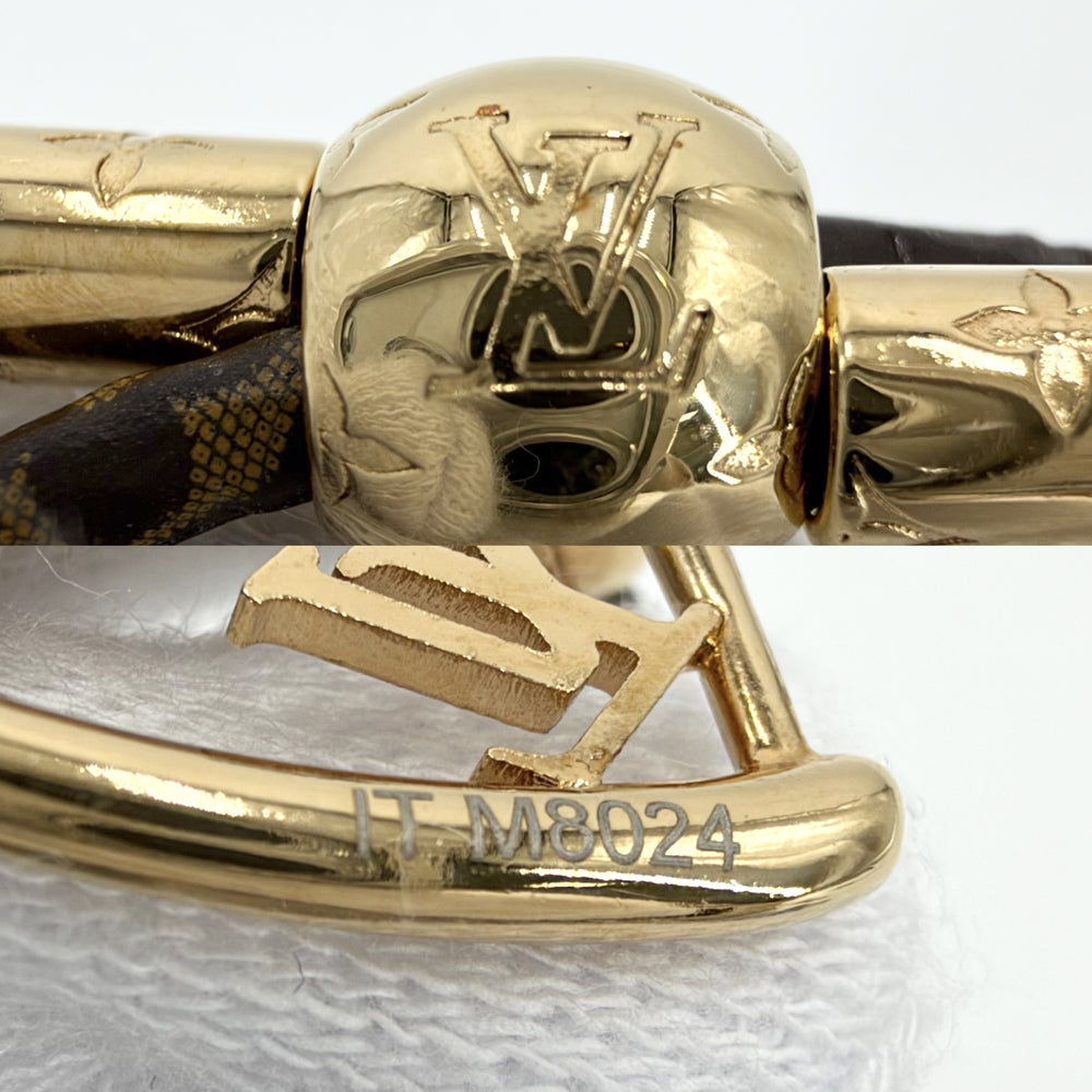 LOUIS VUITTON ルイヴィトン ブレスレット ブラスレ フォールインラブ モノグラム アクセサリー M8024 メンズ 約5.5g【中古品】