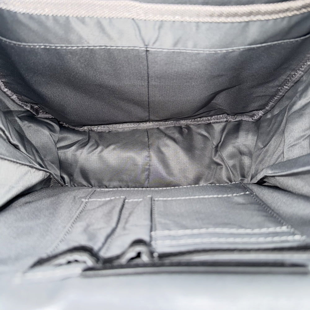 TUMI トゥミ リュック Alpha 3 バックパック レザー ブラック 黒 ブルー 青 シルバー金具 メンズ【中古品】