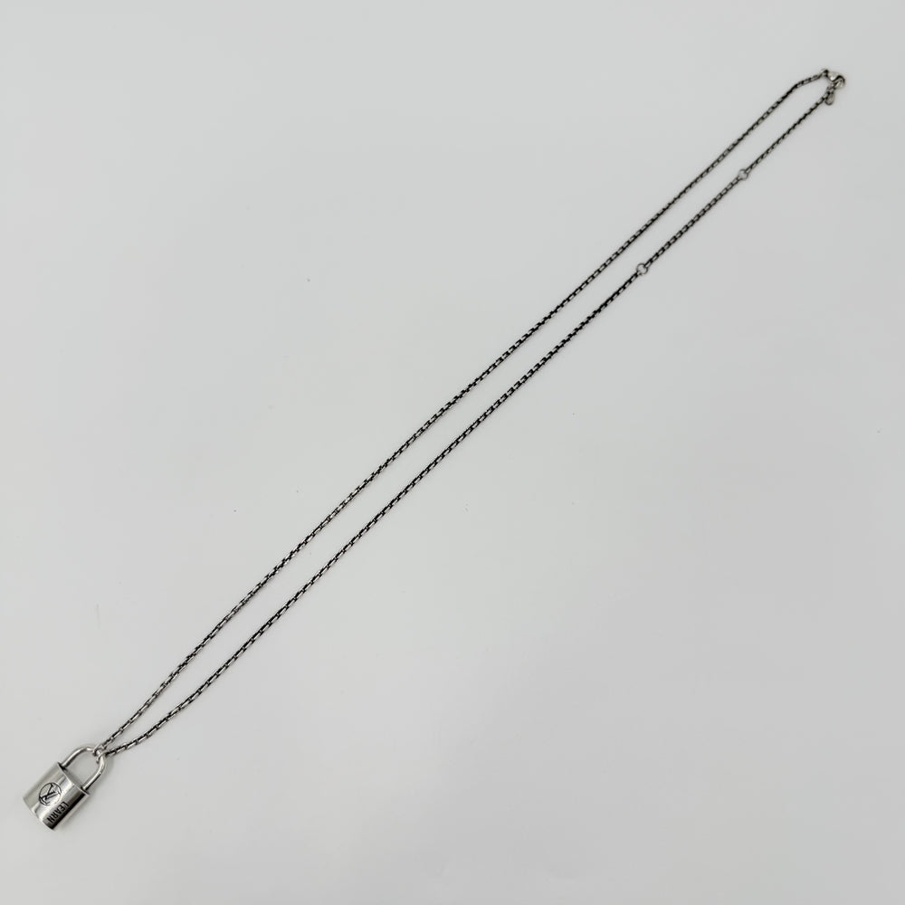 LOUIS VUITTON ルイヴィトン ネックレス ロックイット ラーン アクセサリー ジュエリー Ag925 メンズ レディース シルバー925 ユニセックス 約13.5g【中古品】