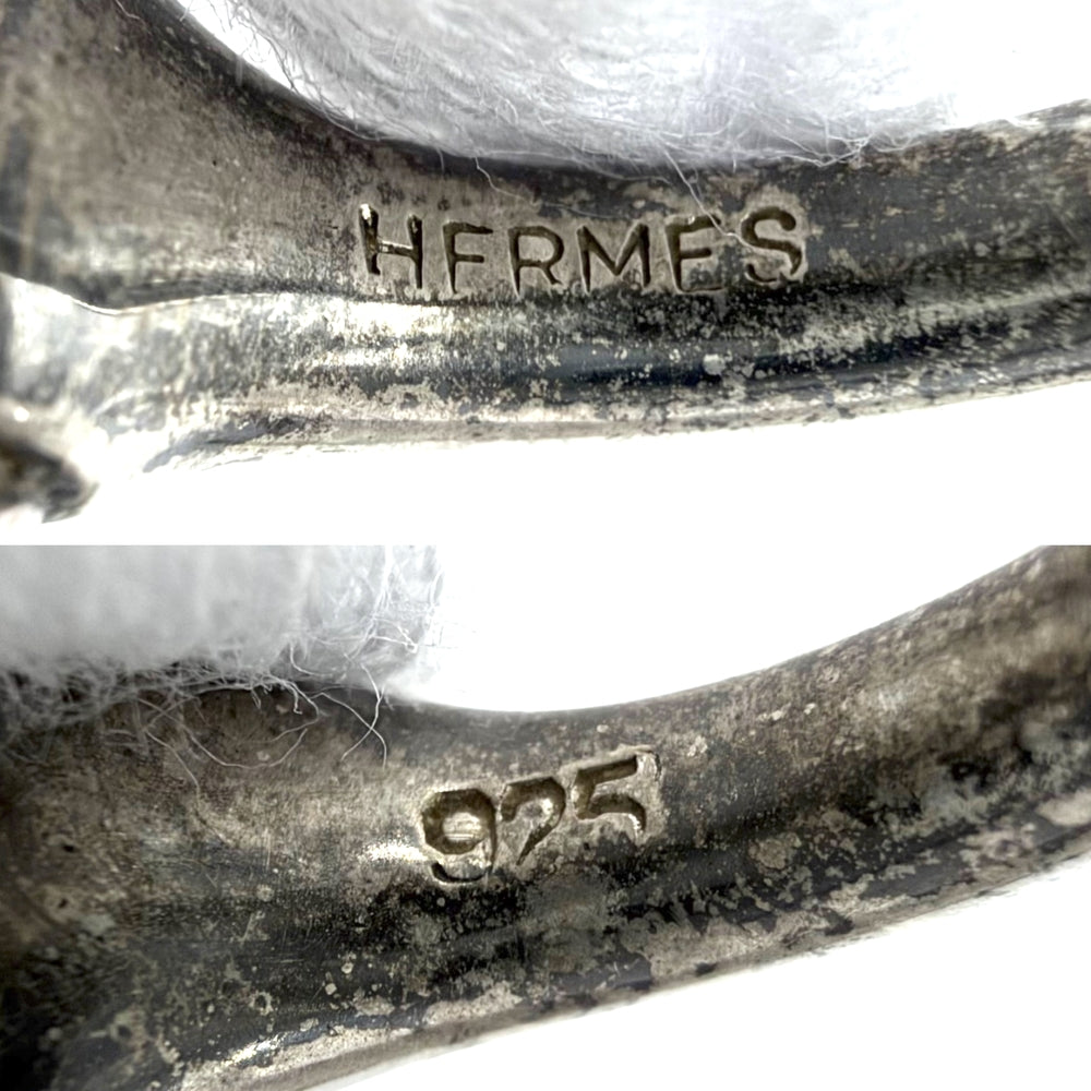 HERMES エルメス 指輪 ナウシカ　リング アクセサリー ジュエリー シルバー925 約8.5号 ユニセックス 約5.1g【中古品】