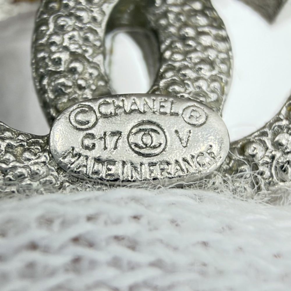 CHANEL シャネル ピアス ココマーク ラインストーン アクセサリー GP ラインストーン C17V レディース 約2.7g 2017年【中古品】