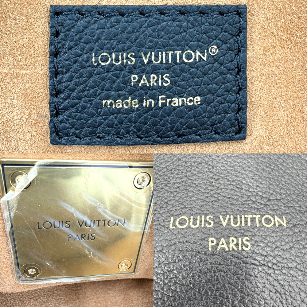 LOUIS VUITTON ルイヴィトン トートバッグ ロウキー・カバMM ハンドバッグ M25341 レザー ブラック 黒 ゴールド金具 メンズ【中古品】