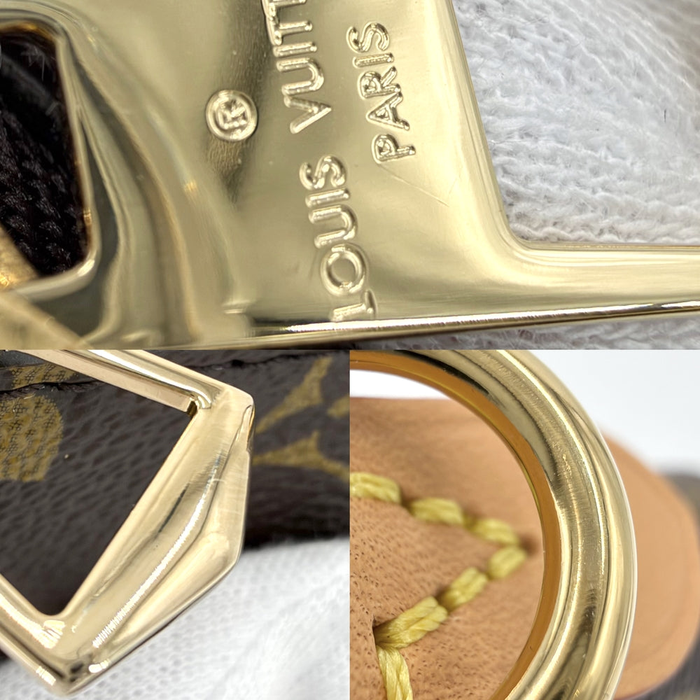 LOUIS VUITTON ルイヴィトン 2WAY ナノ･ブーローニュ ハンドバッグ ショルダーバッグ M25519 モノグラムキャンバス ブラウン 茶 ゴールド金具 レディース【中古品】
