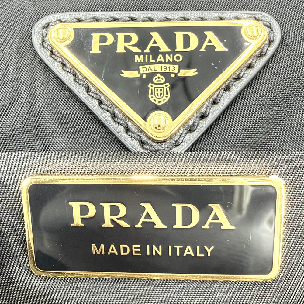 PRADA プラダ ショルダーバッグ エクスプローラ ラージ Re-Nylon 1BD391 ナイロン ブラック 黒 ゴールド金具 レディース【中古品】