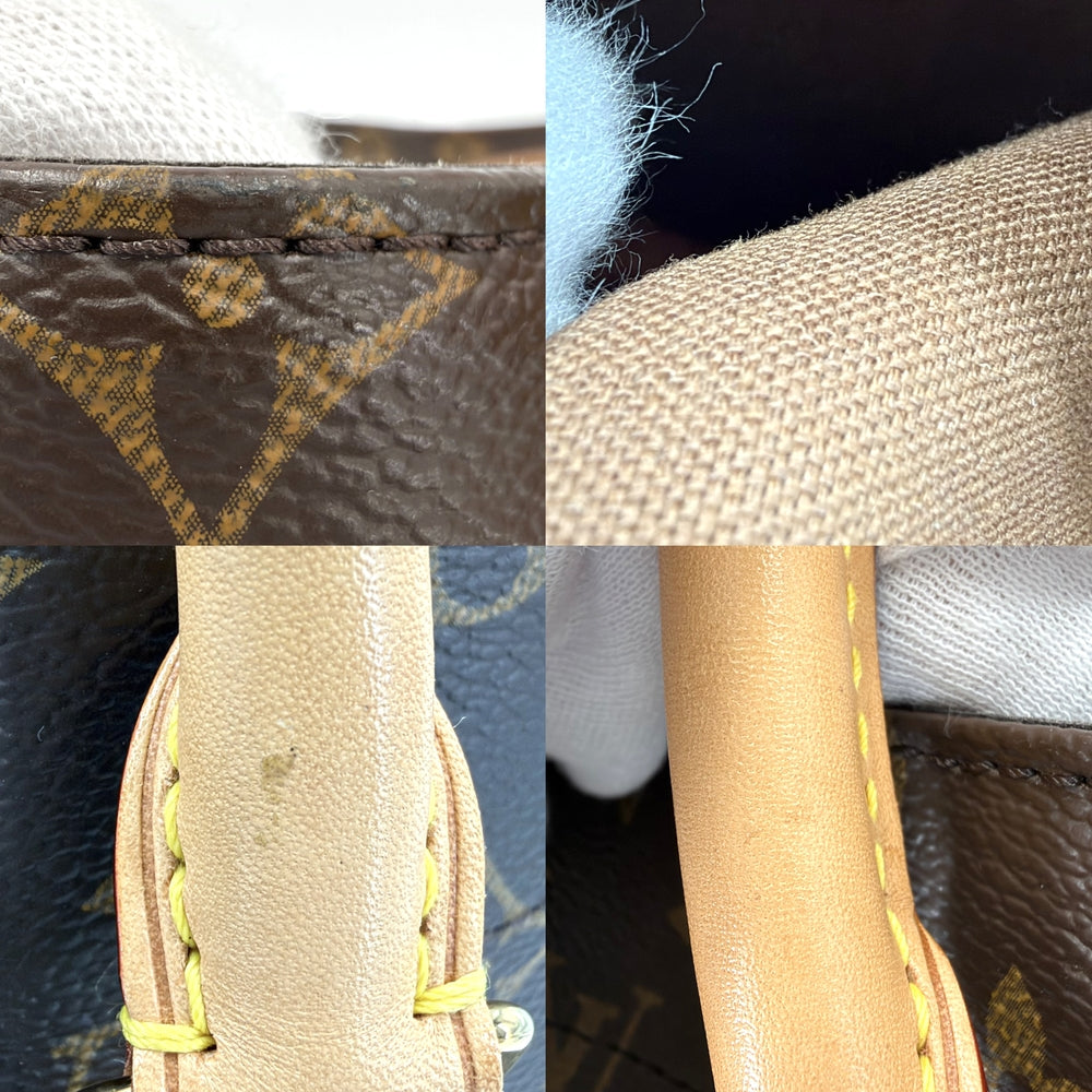 LOUIS VUITTON ルイヴィトン トートバッグ ウィズホールズ モノグラム 川久保玲コラボ M40279 モノグラムキャンバス ブラウン 茶 ゴールド金具 レディース【中古品】