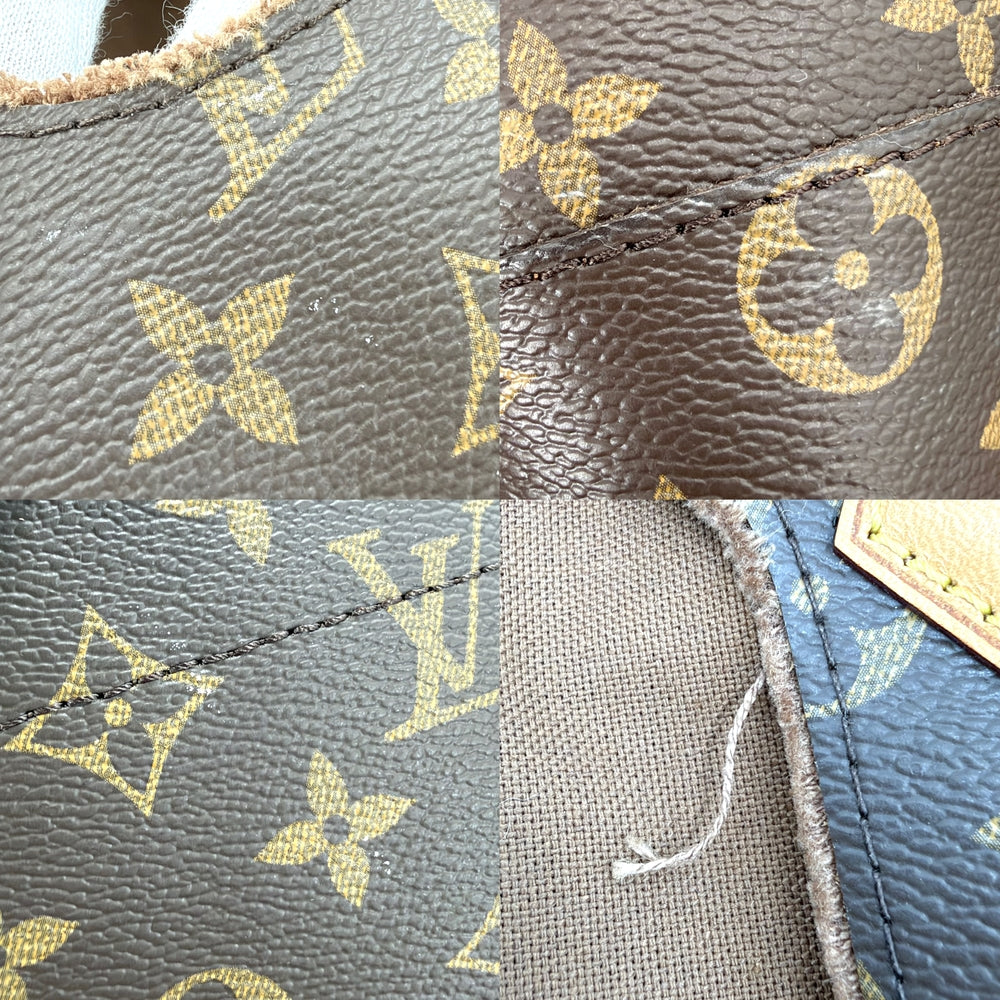 LOUIS VUITTON ルイヴィトン トートバッグ ウィズホールズ モノグラム 川久保玲コラボ M40279 モノグラムキャンバス ブラウン 茶 ゴールド金具 レディース【中古品】