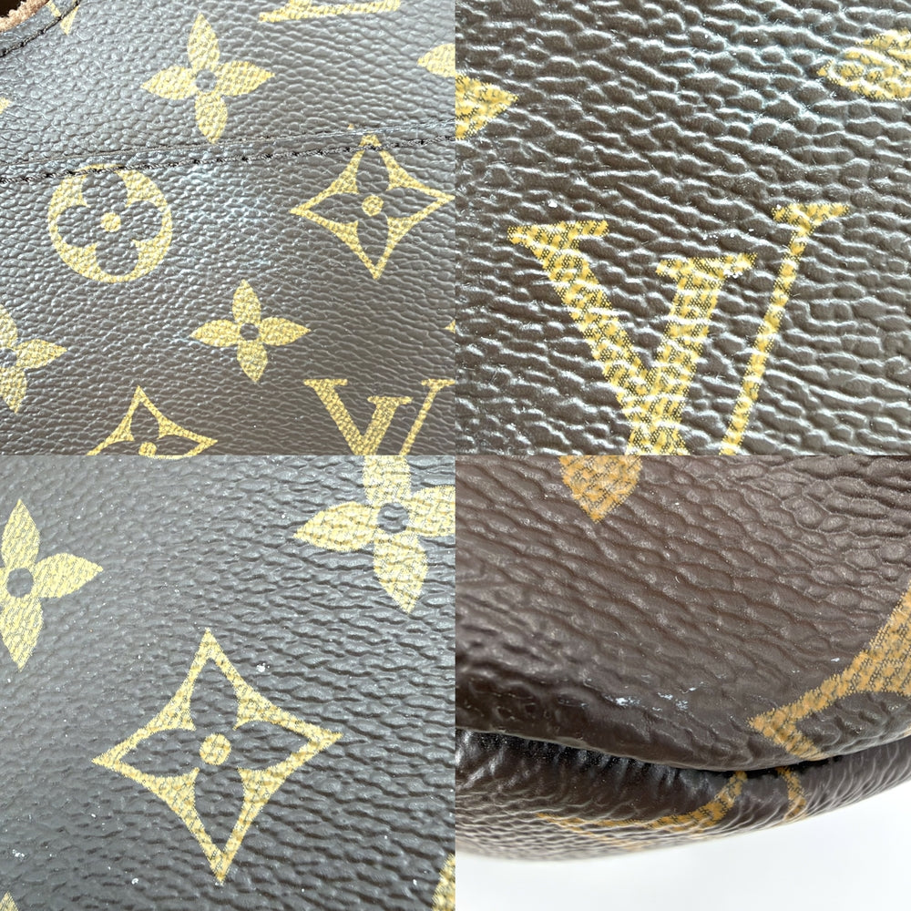 LOUIS VUITTON ルイヴィトン トートバッグ ウィズホールズ モノグラム 川久保玲コラボ M40279 モノグラムキャンバス ブラウン 茶 ゴールド金具 レディース【中古品】