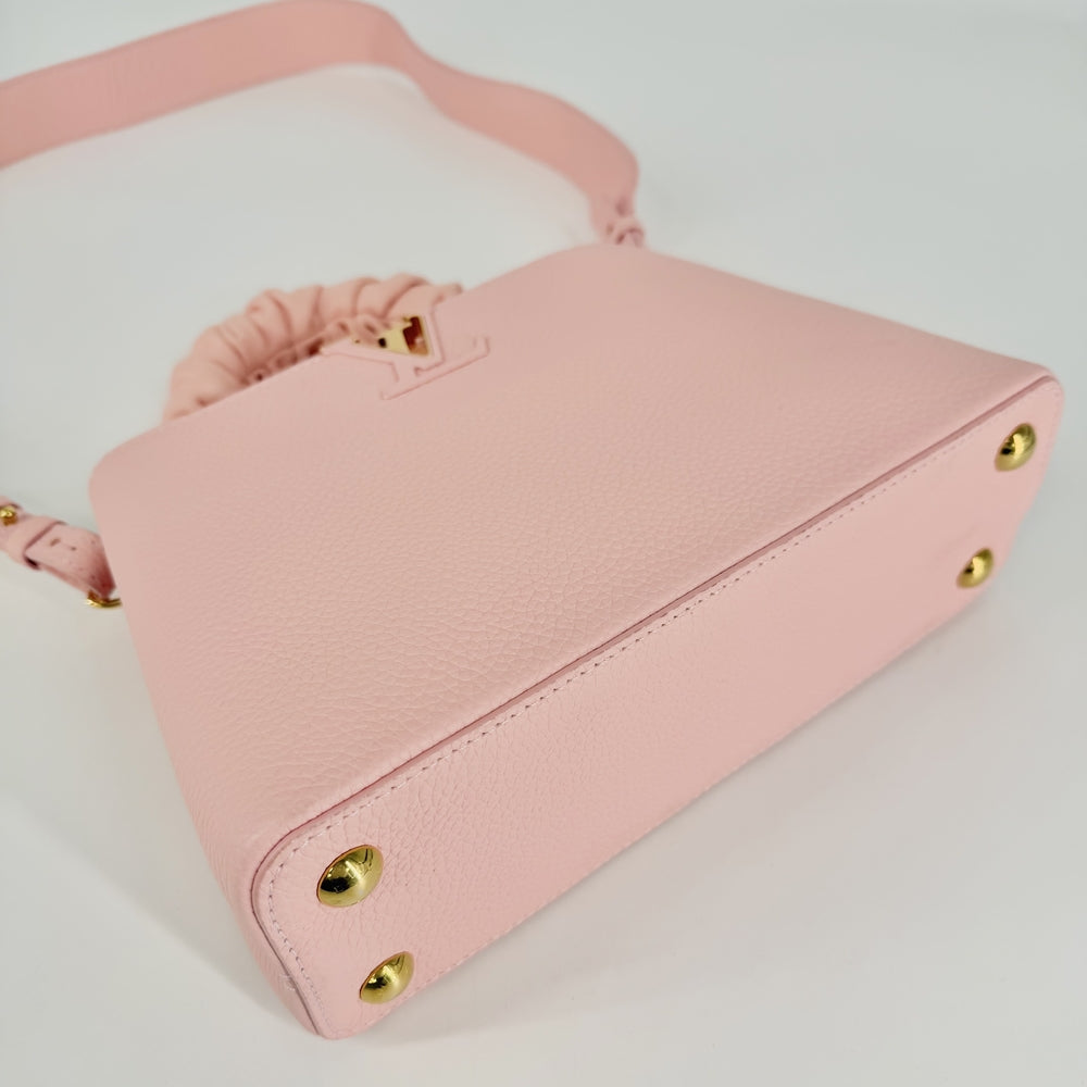 LOUIS VUITTON ルイヴィトン 2WAY シュシュ カプシーヌBB ハンドバッグ ショルダーバッグ M58694 レザー ピンク ゴールド金具 レディース【中古品】