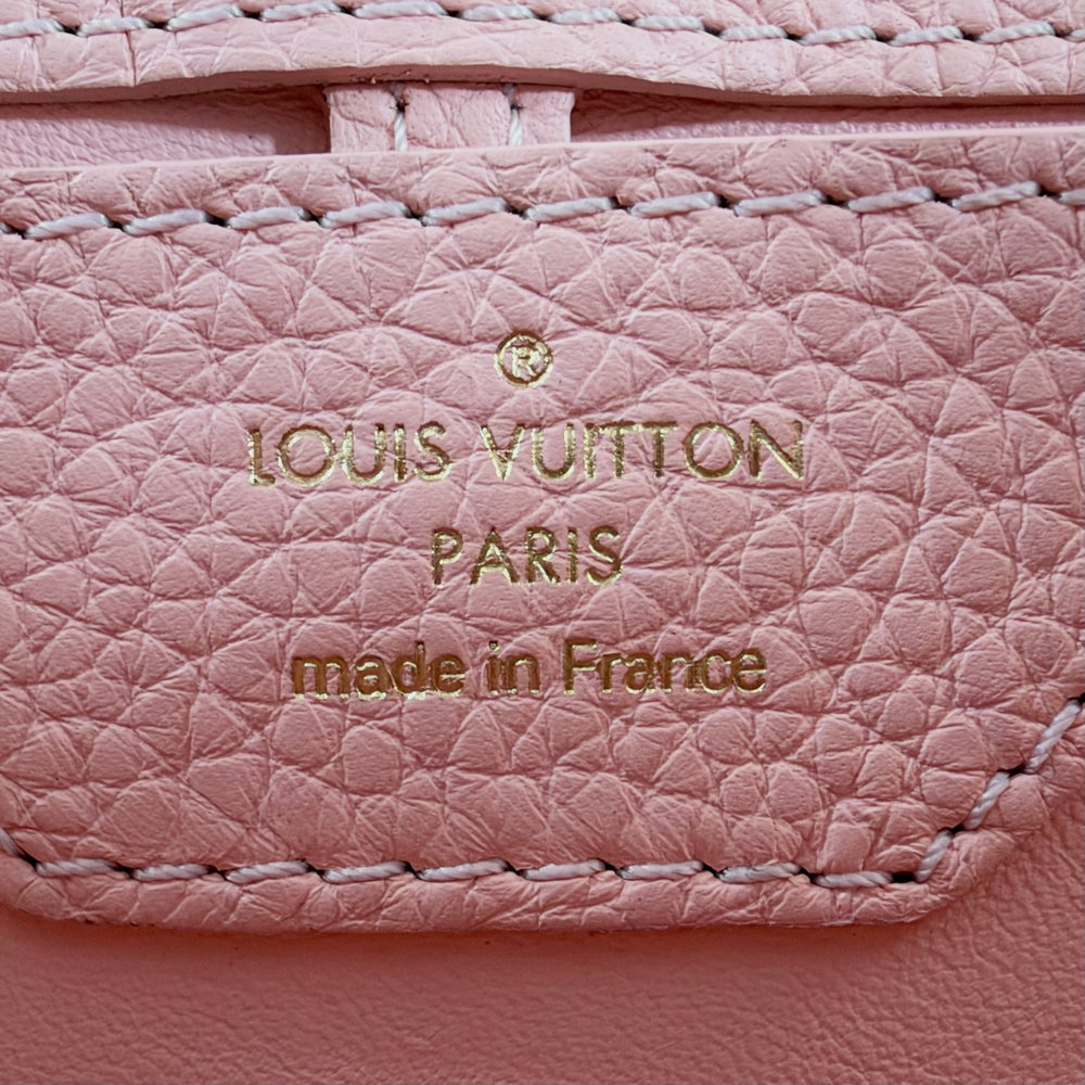 LOUIS VUITTON ルイヴィトン 2WAY シュシュ カプシーヌBB ハンドバッグ ショルダーバッグ M58694 レザー ピンク ゴールド金具 レディース【中古品】