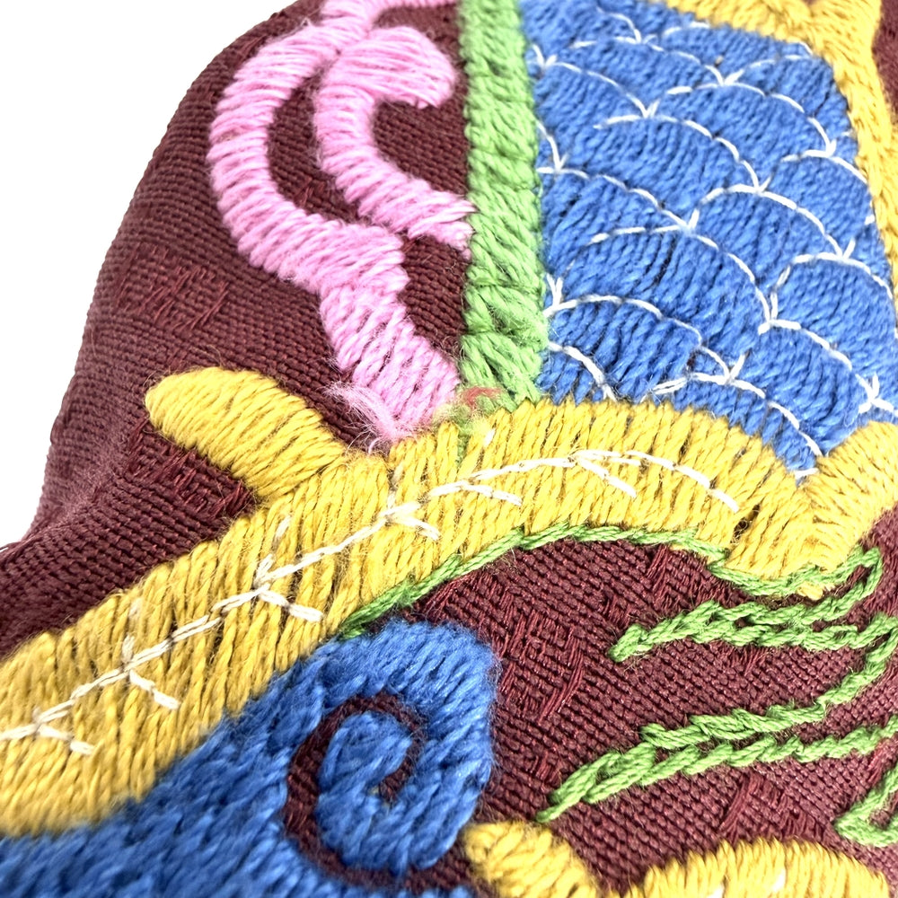 GUCCI グッチ スタジャン ドラゴン アパレル 服 S ワインレッド マルチカラー シルバー金具 ポリエステル コットン メンズ【中古品】