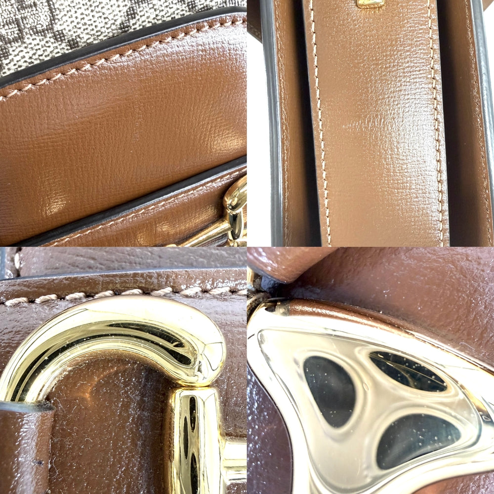 GUCCI グッチ ショルダーバッグ ホースビット1955 ポシェット 602204 GGスプリームキャンバス レザー ブラウン 茶 ベージュ ゴールド金具 レディース【中古品】