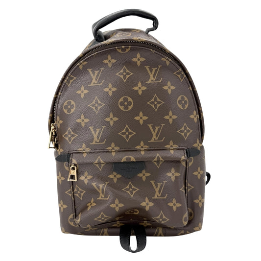 LOUIS VUITTON ルイヴィトン リュック パームスプリングスPM バックパック M44871 モノグラムキャンバス ブラウン 茶 ブラック 黒 ゴールド金具 レディース【中古品】