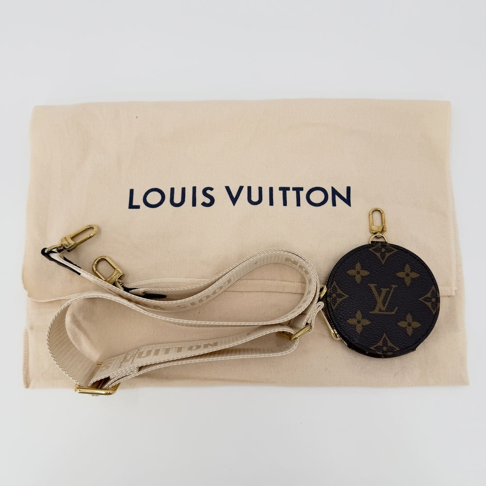 LOUIS VUITTON ルイヴィトン 2WAY オンザゴーEW ハンドバッグ ショルダーバッグ かばん 鞄 M46653 PVCコーティングキャンバス モノグラムジャイアント モノグラム・リバース ブラウン 茶 ゴールド金具 レディース【中古品】