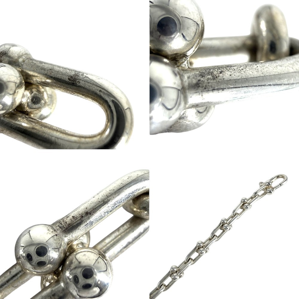 TIFFANY&Co. ティファニー ブレスレット ハードウェア スモールリンク ジュエリー アクセサリー シルバー925 レディース 約20.0g【中古品】