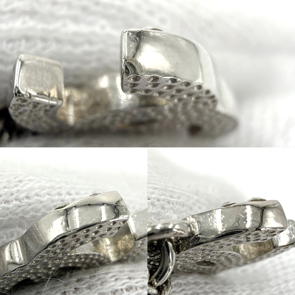 CHANEL シャネル ネックレス ココマーク アクセサリー ラインストーン F12V シルバー レディース 約5.0g 2012年【中古品】