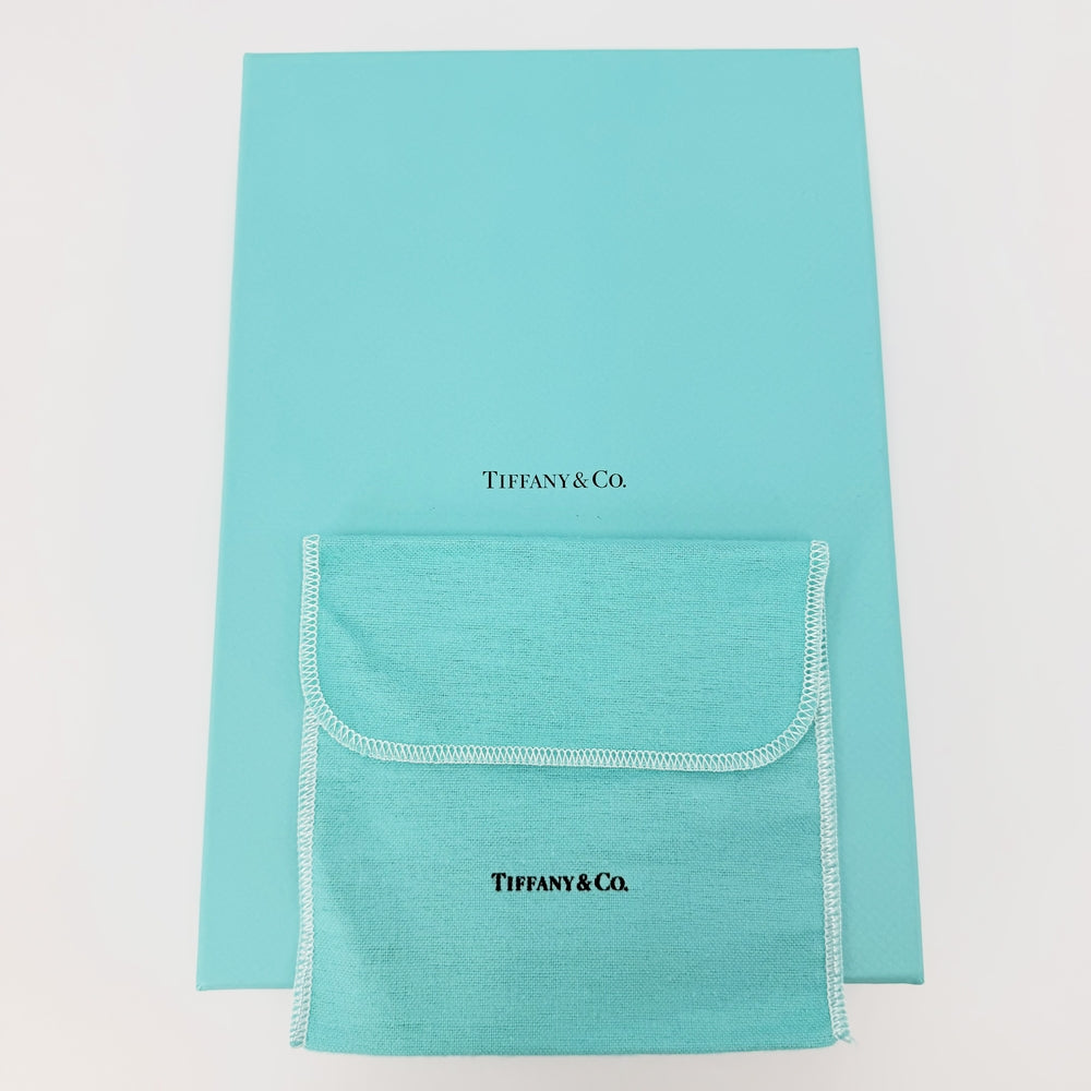 TIFFANY&Co. ティファニー ネックレス Tスマイル エクストララージ ペンダント ジュエリー アクセサリー 18金WG Au750 K18ホワイトゴールド シルバー レディース 約12.9g【中古品】