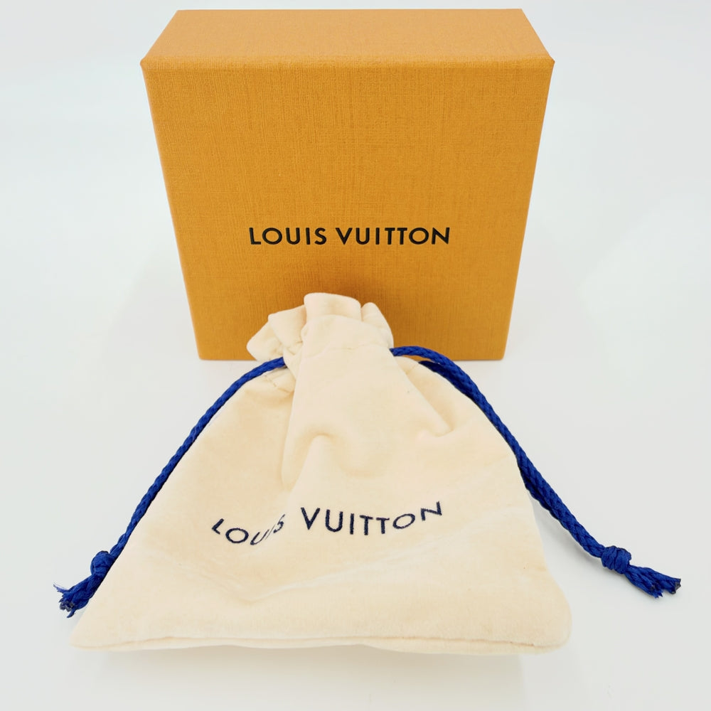 LOUIS VUITTON ルイヴィトン ブレスレット LVディメンション モノグラムエクリプス アクセサリー メタル モノグラムエクリプス M8828 シルバー ブラック 黒 レディース 約26.4g【中古品】
