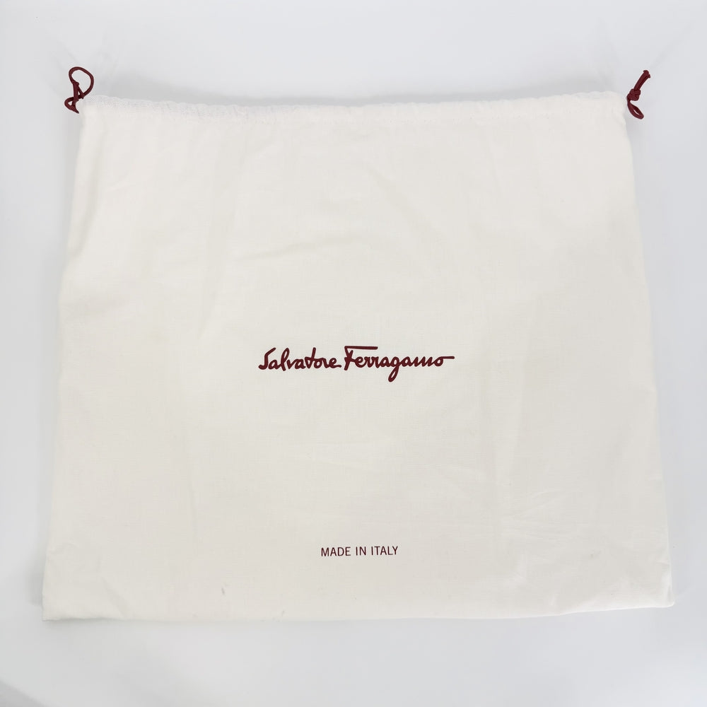 Salvatore Ferragamo サルヴァトーレフェラガモ トートバッグ ガンチーニ ハンドバッグ レザー ブラック 黒 ゴールド金具 レディース【中古品】