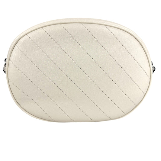 GUCCI グッチ ショルダーバッグ ブロンディ ミニショルダーバッグ インターロッキングG 760175 レザー ホワイト 白 シルバー金具 レディース【中古品】
